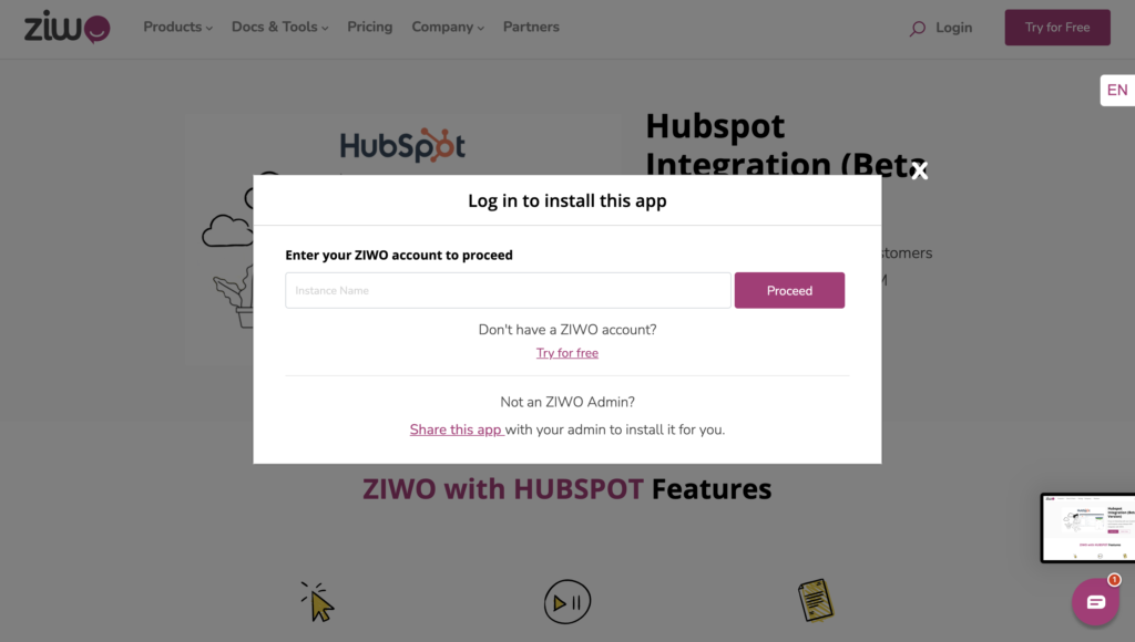 ziwo hubspot