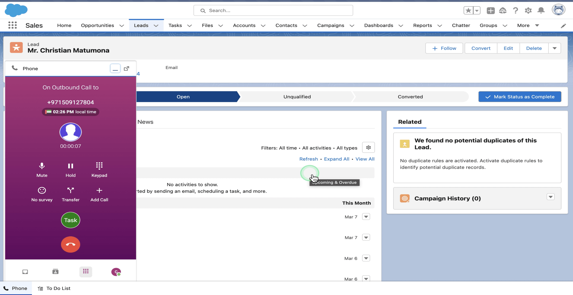 A cloud dashboard screenshot displaying real-time data and analytics.