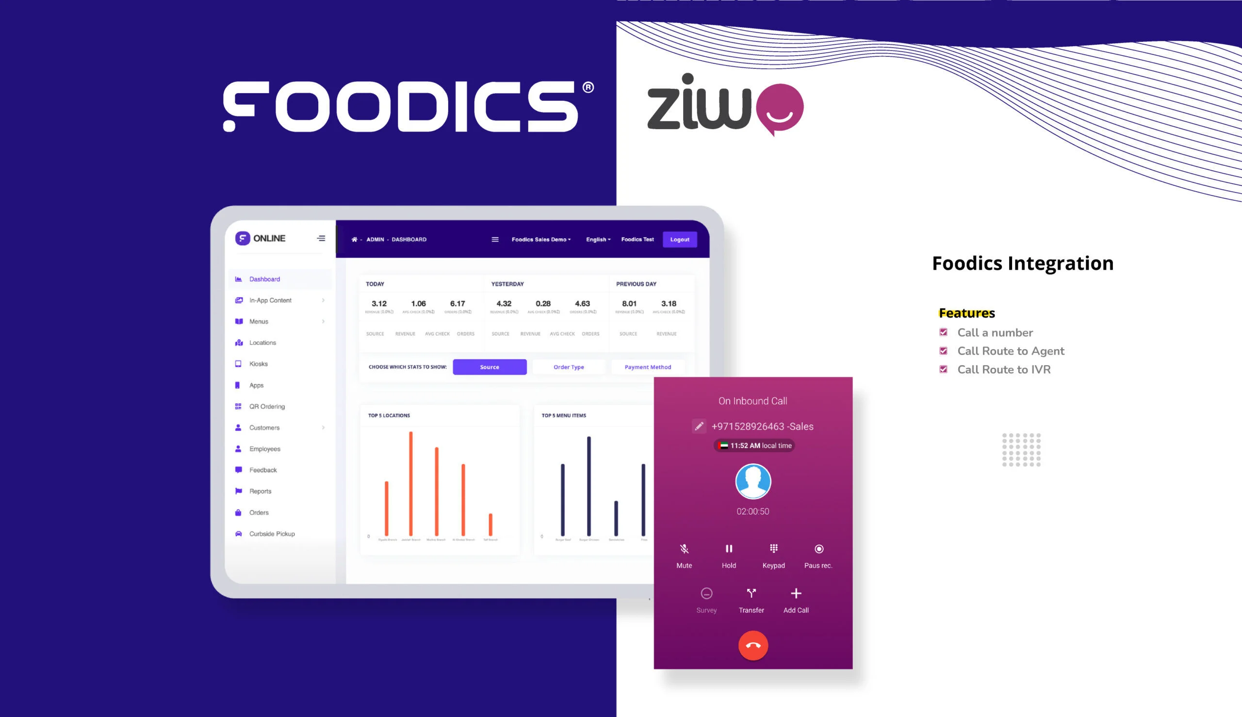 Foodics integration 